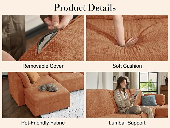 Oversized Modular Sectional Sofa - Image 7