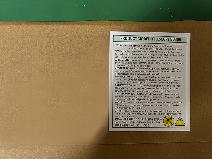 Telescope, Telescope for Adults High Powered, 80mm Aperture 600mm Portable Refractor Telescopes for Astronomy Beginners Fully Multi-Coated Optic High Transmission with Phone Adapter & Carry Bag