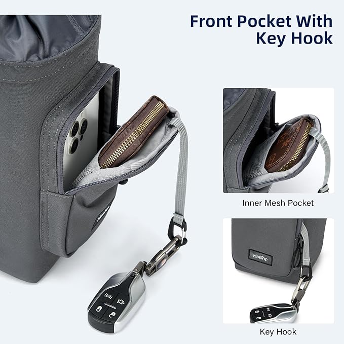 Insulated Water Bottle Carrier Bag with Strap Phone Pocket for 25/32/40/64 oz Tumbler Cup, Water Bottle Holder