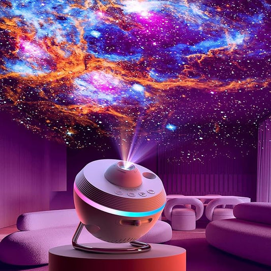 Elec3 Planetarium Star Projector, Meteor Galaxy Projector for Bedroom with 12 Slides Discs, Multicolor Light Effects, Nebula Projector Lamp Starry Sky Night Light Projector for Kids Teens Adults