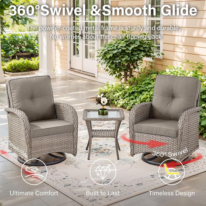 Belord 8 Piece Patio Furniture Set - Image 3