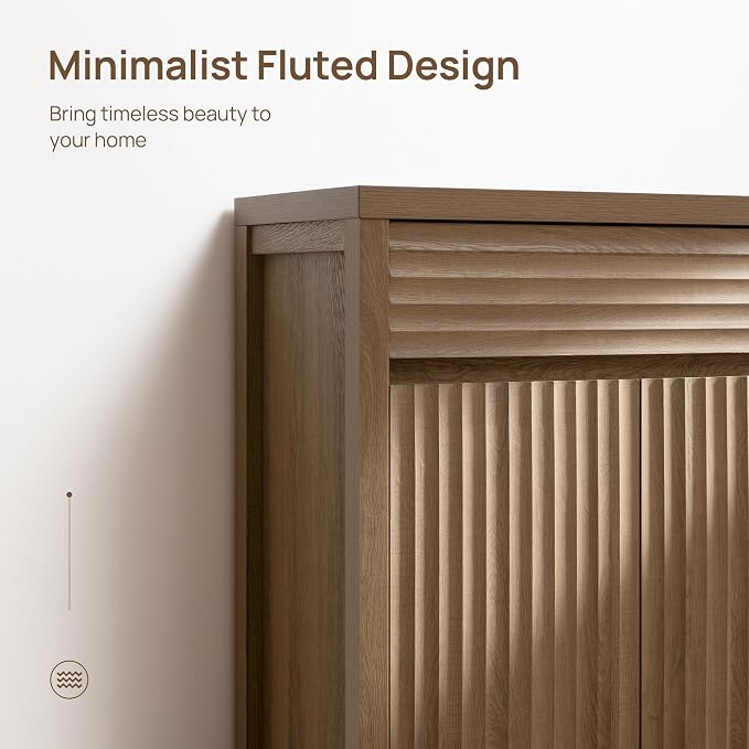 SICOTAS 58" Fluted Buffet Cabinet - Image 7