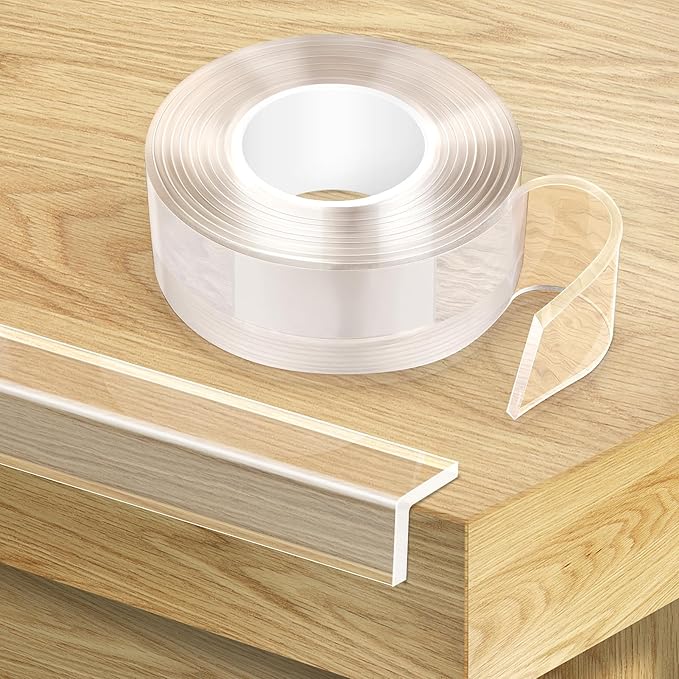Corner Protectors Baby Proofing,Clear Corner Protector,Soft Edge Protector 6.6ft(2M) Corner Guards Furniture Corner&Edge Safety Bumpers with Upgraded Strong Adhesive for Furniture&Sharp Corners