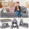 Lunix LX15 14pcs Modular Kids Play Couch, Design-Patent Child Sectional Sofa by Lunix