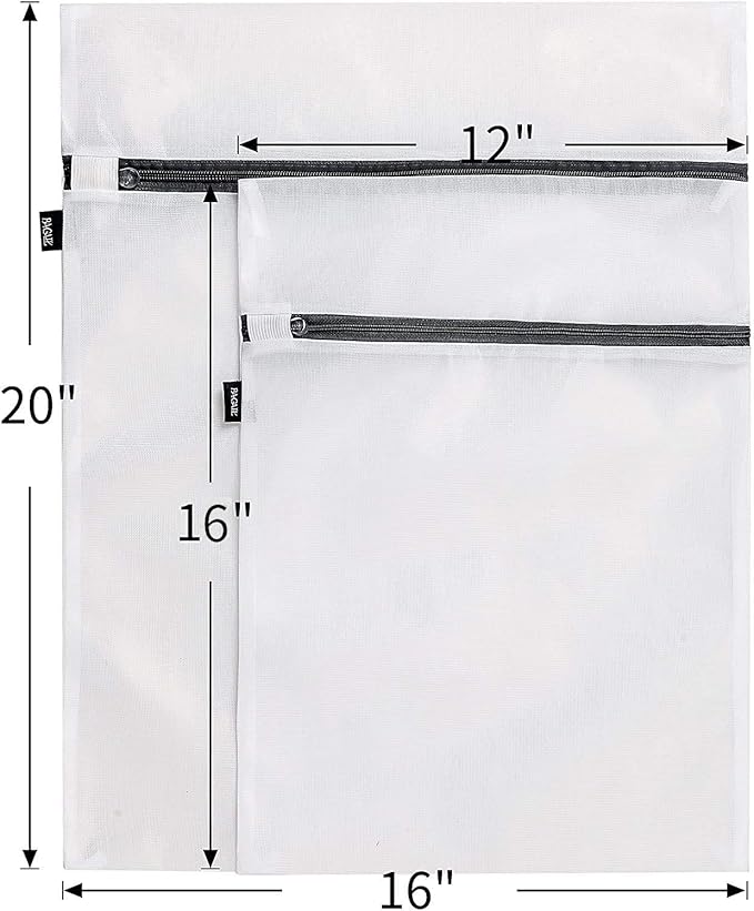 BAGAIL Laundry Bags Mesh Wash Bag for Intimates Lingerie and Delicates,6Pcs(3L,3M)