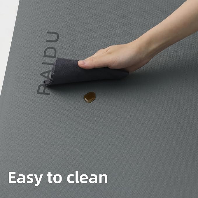 Yoga Mat Non Slip Anti-tear,extra thick-2/5 inch（10MM）High Resiliency Professional POE Yoga Mats for Women Men Kids,72"x24"inch,Workout, Yoga, Pilates and Floor Exercise, with Carrier Strap