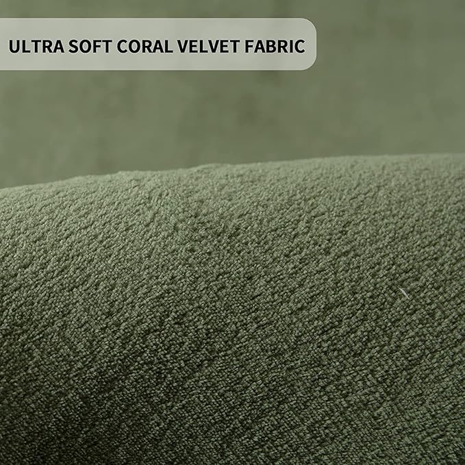 MAXYOYO Baby Play Mat, 1.2" Thick Memory Foam Soft Padded Carpet with Non-Slip Backing, 3x5 ft Japanese Tatami Rug Living Room for Kids, Toddler, Children, Nusery(Olive Green)