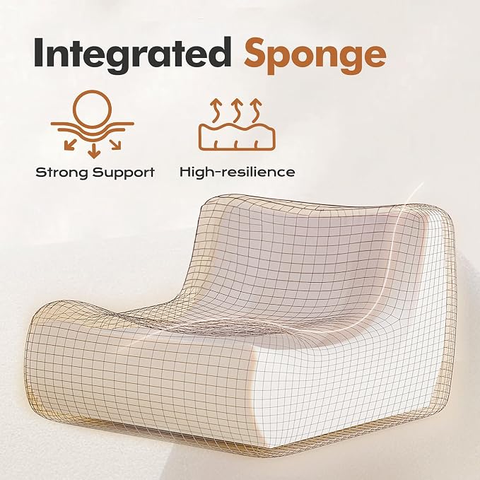 Bean Bag Loveseat Chair Big Sofa Beanbag Chair - Image 5