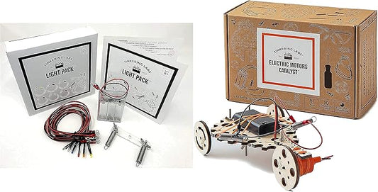 Light Blast Bundle | Electric Motors Catalyst STEM Kit & Light Pack | Learn Electronics, Science for Kids 8+