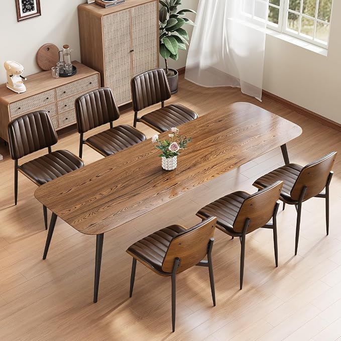 YaFiti Dining Chairs Set of 4, Mid Century Modern Dining Room Kitchen Chairs - Image 3