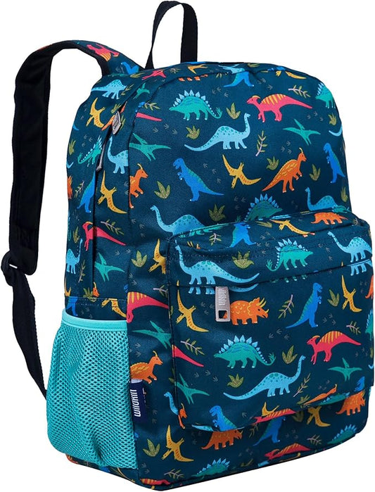 Wildkin 16-inch Kids Backpack – Durable, Padded & Spacious School Bag for Boys & Girls - Jurassic Dinosaurs
