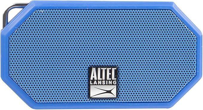 Altec Lansing Mini H2O - Waterproof Bluetooth Speaker, IP67 Certified & Floats in Water, Compact & Portable Speaker for Hiking, Camping, Pool, and Beach