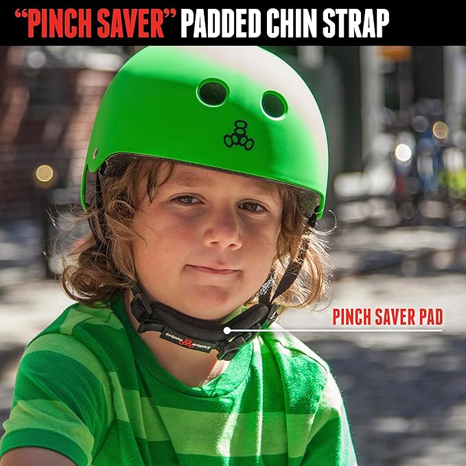 Triple Eight Lil 8 Kids Helmet – Ideal for Biking, Skateboarding, in-Line Skating, Rollerblading and Scooter