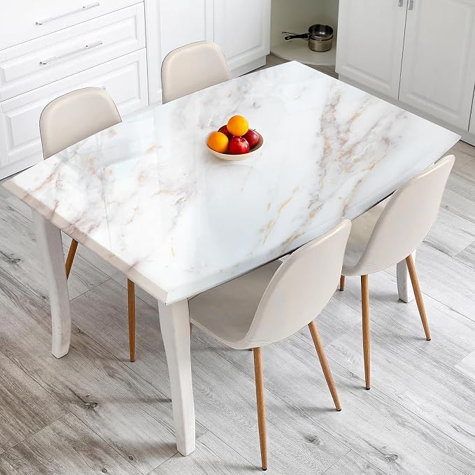 rabbitgoo Glossy Marble Contact Paper Peel and Stick Wallpaper 11.8" x 78.7" - Image 2
