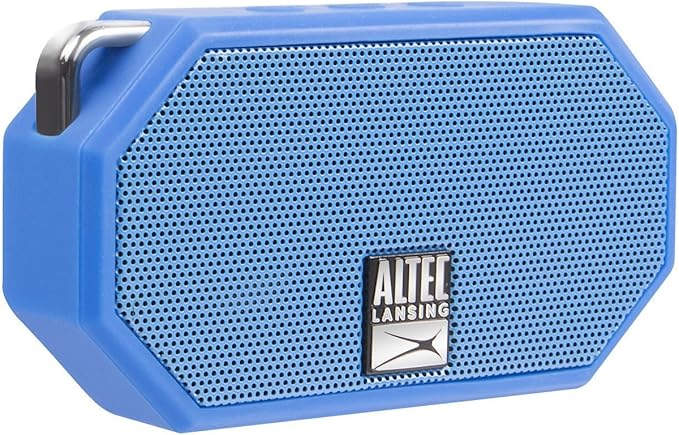 Altec Lansing Mini H2O - Waterproof Bluetooth Speaker, IP67 Certified & Floats in Water, Compact & Portable Speaker for Hiking, Camping, Pool, and Beach