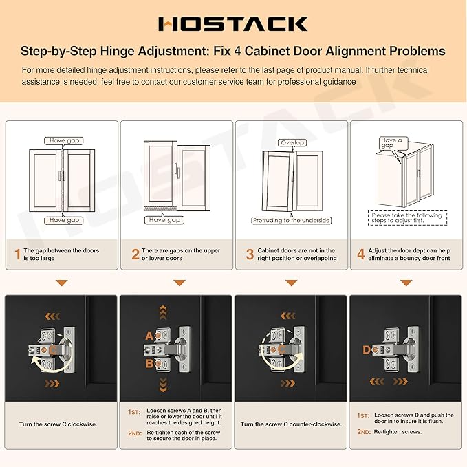 HOSTACK Buffet Sideboard Cabinet - Image 9