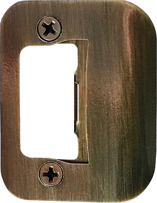 Gator Door Latch Restorer - Strike Plate (Antique Brass)