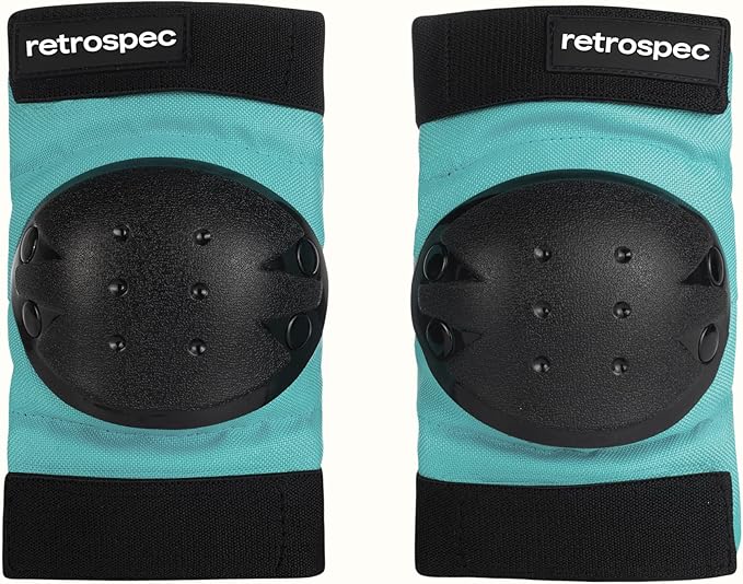 Retrospec Knee Pads, Elbow Pads & Wrist Guards for Men, Women & Kids - Protective Gear for Skateboarding, Roller Skate, Rollerblade, BMX & Scooter - Multi Sport Pad Set