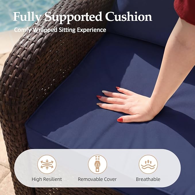 UPHA 7 Pieces Patio Furniture Set - Image 9