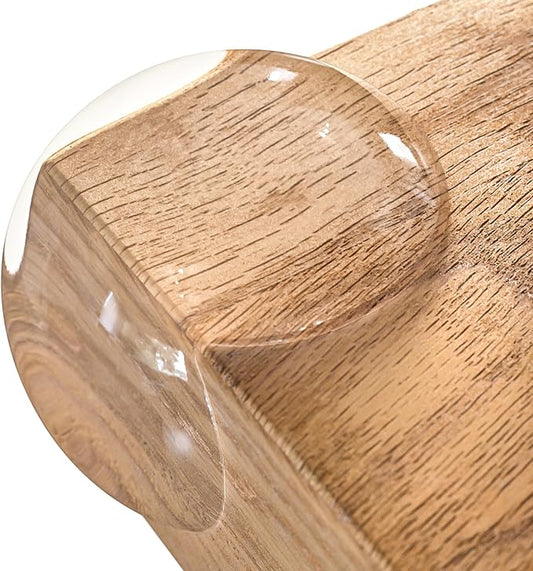 UXU Corner Protector for Baby, Guards - Furniture Corner & Edge Safety Bumpers - Baby Proof & Cushion to Cover Sharp Furniture & Table Edges - Clear and Transparent - (Pack of 18)