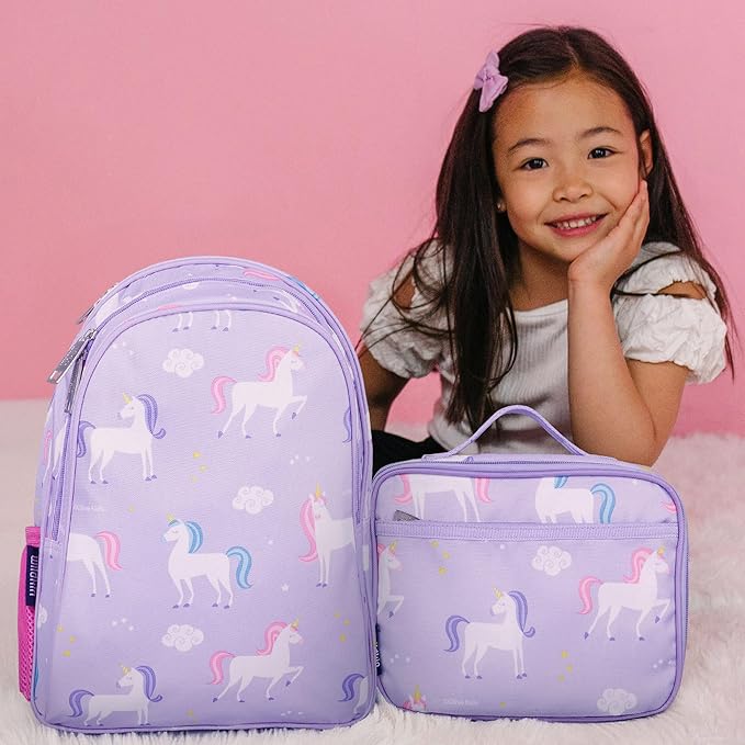 Wildkin 15-inch Kids Backpack – Durable, Padded, Adjustable for School & Travel - Unicorn