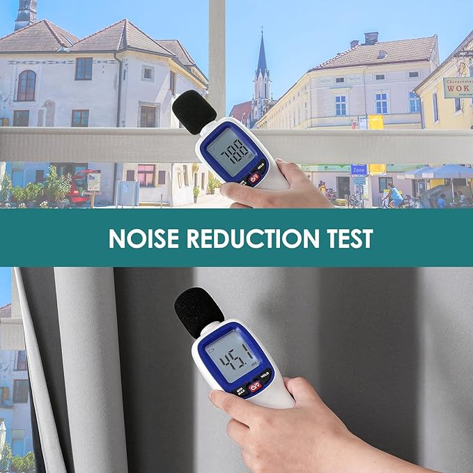 ChrisDowa 100% Blackout Curtains 80 inch Long for Bedroom with Black Liner, 2 Thick Layers Total Blackout Thermal Insulated Grommet Window Curtains 2 Panels Set (Light Grey, 52 x 80 Inch)