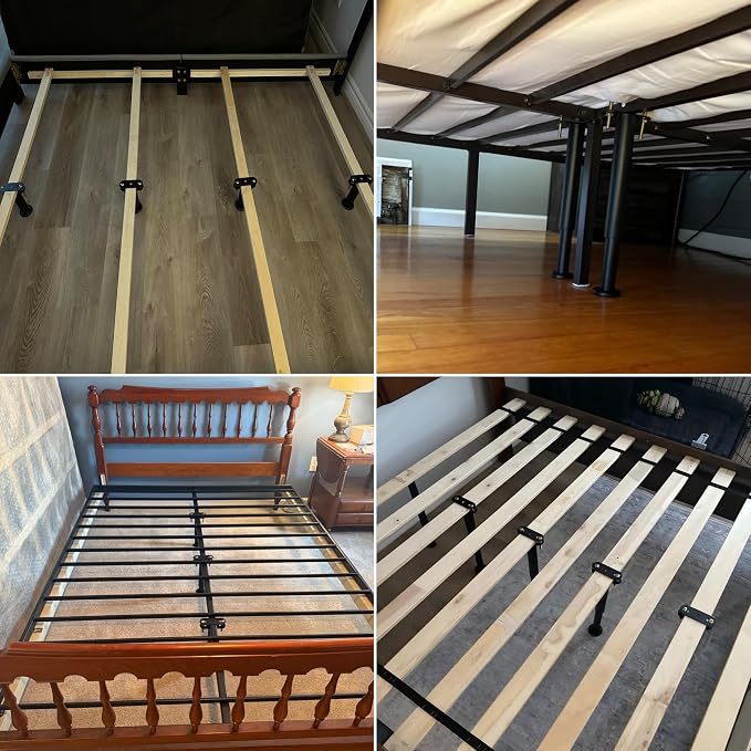 2Pcs Bed Frame Support Leg, Adjustable Height 14" to 23.6", Increase Under-Bed - Image 8