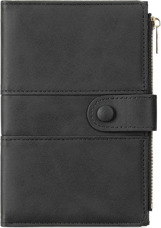 Passport Holder for Travel Rfid Passport Wallet for Women Men with Zipper Pocket Pen Sim Card Holders Slim Travel Accessories