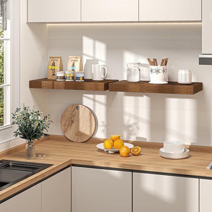 Floating Shelves 55Inch Long, 12 Inch Deep Floating Shelves - Image 8
