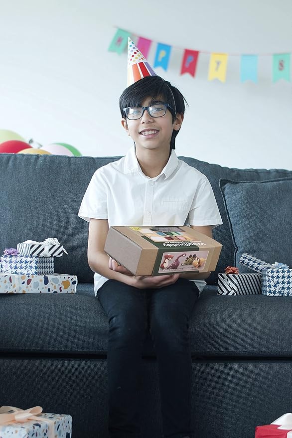 Woolbuddy Needle Felting Kit - Felted Dinosaurs for Beginners, Adults & Kids, Includes Wool, Pad, 4 Needles, and Instructions