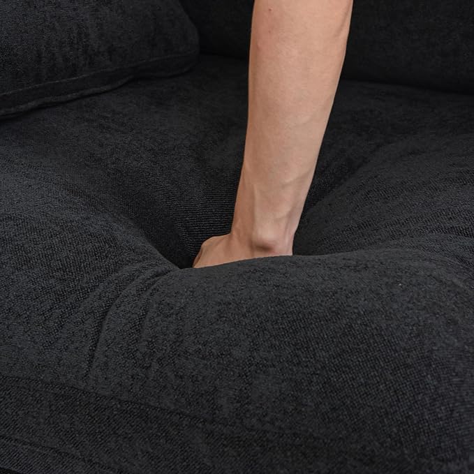 Cloud Modular Sectional Sofa Couch, 80.3" L Shaped Convertible Couches - Image 7