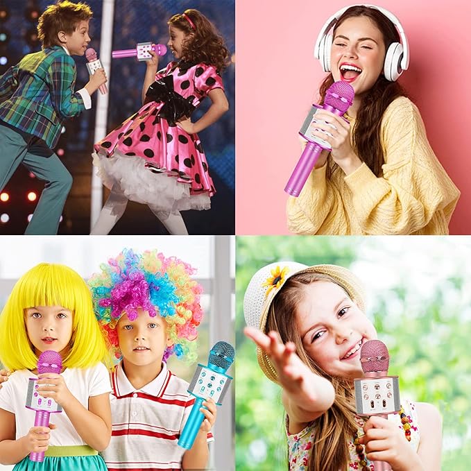 Kids Karaoke Microphone for Girl Gifts: Top 2025 Girl Toys for 3 4 5 6 7 8 9 10 Year Old Girl Christmas Birthday Gifts Ideas