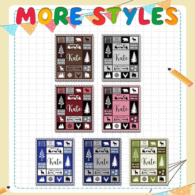 Ship Next Day, Personalized Baby Blanket – Printed in USA, Custom Baby Blanket for Boys & Girls, Baby Blanket with Name, Baby Shower, Easter, Christmas, Birthday Newborn & Toddler Gifts, Baby Gifts