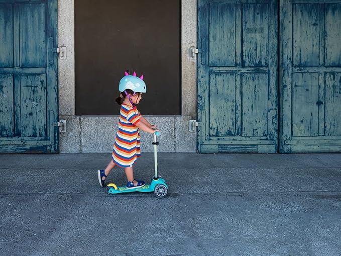 Micro Kickboard - Mini Deluxe Eco, 3-Wheeled, Lean-to-Steer, Swiss-Designed Micro Scooter Made with Recycled and Sustainable Materials, for Preschool Kids, Ages 2-5