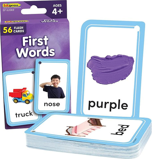 Teacher Created Resources First Words Flash Cards (EP62069), Medium