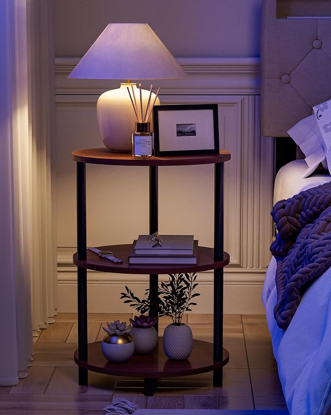 Round Pedestal End Table - Image 5