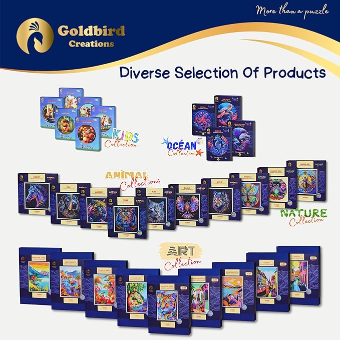 Magnetic Jigsaw Puzzles with Frame for Adults - Original Wooden Jigsaw Puzzle - Rompecabezas para Adultos - Landscape Wall Art Decor - Original Christmas & Birthday Gift (Vibrant Promenade)