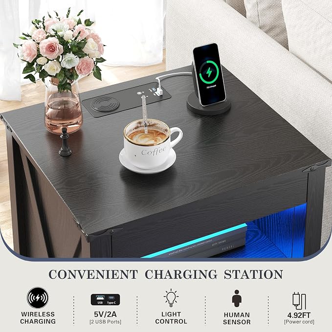 HWB LED Nightstand Set of 2 - Image 4
