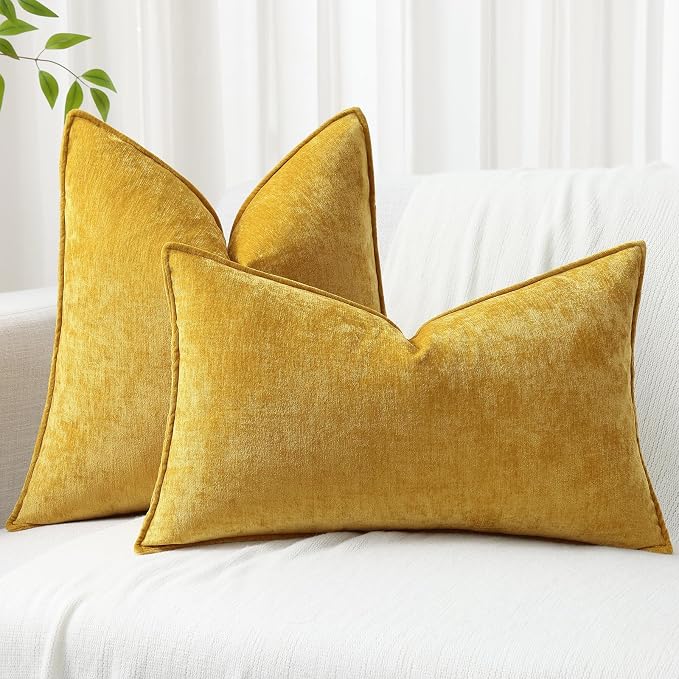 decorUhome Summer Couch Throw Pillow Covers 12x20 Set of 2, Decorative Soft - Image 4