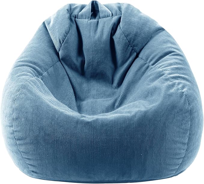 Bean Bag Chairs for Kids Chair Round Sofa Memory Foam Filling Reading Gaming Sofa for Living Room Bedroom