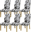 BIETYONE Stretch Dining Chair Covers Set of 6, Soft Removable Washable Kitchen by BIETYONE