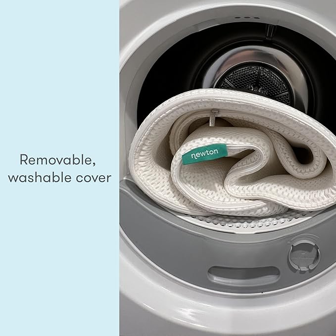 Newton Baby Essential Crib Mattress - Safe, Ultra-Breathable & Machine Washable Infant Crib Mattress, Removable Cover, Thick Cushion - White