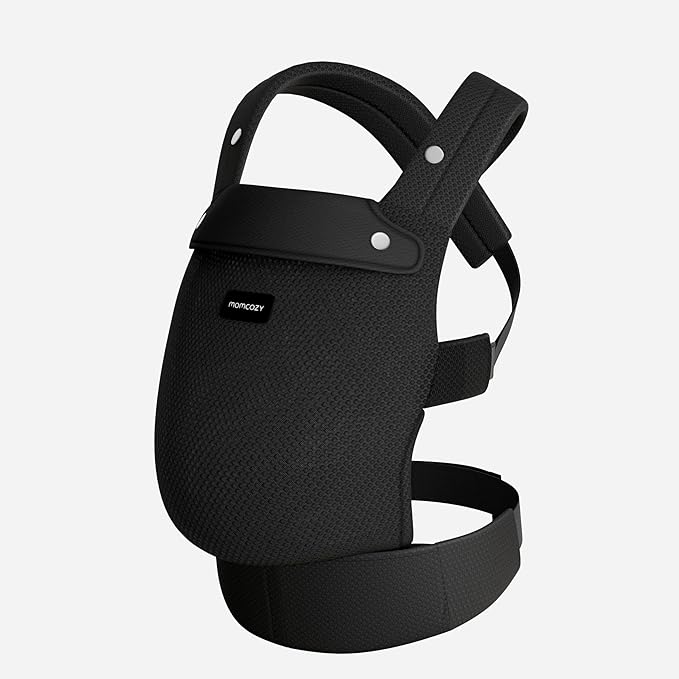 Momcozy Breathable Mesh Baby Carrier, Ergonomic and Lightweight Infant Carrier for 3-24 Months with Enhanced Lumbar Support, All Day Comfort for Hands-Free Parenting, Air Mesh-Black