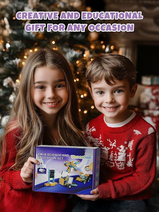 50-in-1 STEM Building Toys for Kids Aged 6-12: 50 Models Science Educational Engineering Blocks Project Kit, Creative Learning Activities for Boys & Girls, for Ages 6-8 8-12