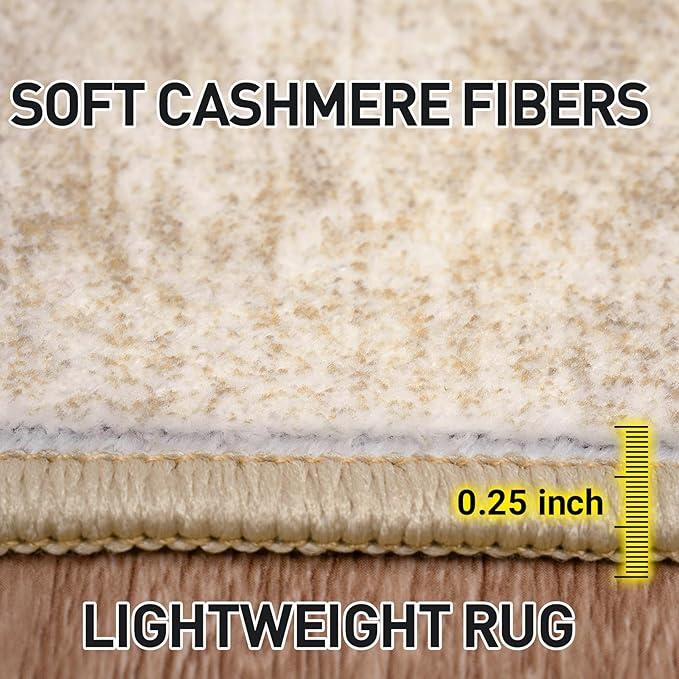 8x10 Area Rugs Washable Rug: Modern Abstract Living Room Rug Soft Anti-Skid - Image 7