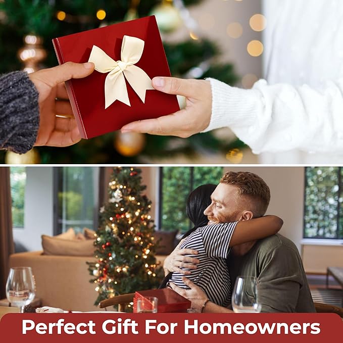 First Christmas in New Home Ornament 2024 - Our First House, Apartment, Wood New Home Decor - Housewarming Gift