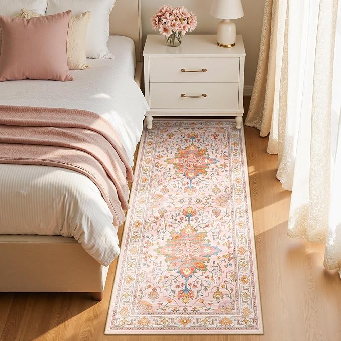 RELEANY Area Rugs 2'x6' Runner Rug Non Slip Washable - Image 3