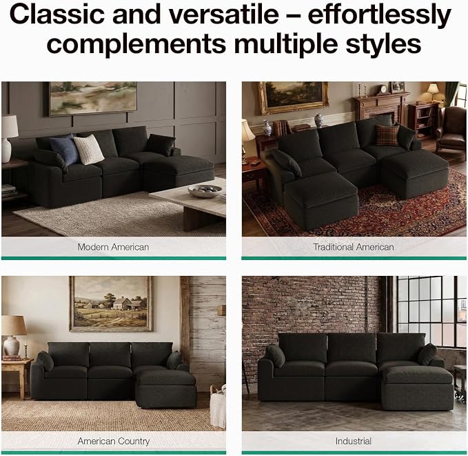 Novilla Modular Cloud Couch, Modern Sectional Sofa - Image 22