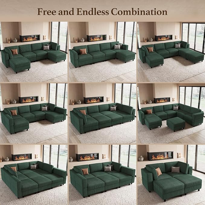 Belffin 5 Seats L Shaped Sectional Couch - Image 8