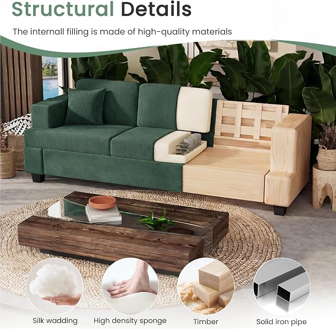 YOUDENOVA Sofa, Modern Comfy Couches - Image 6